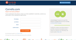 Desktop Screenshot of corrello.com